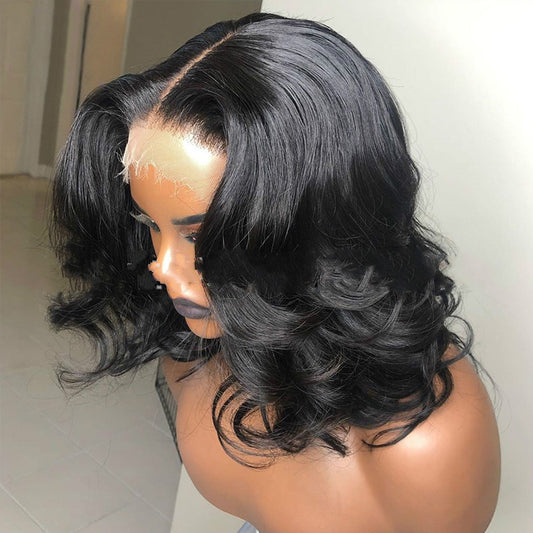 Peluca de Ondas Grandes con Encaje Frontal