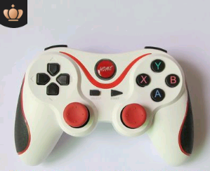 Black and red T3 Bluetooth wireless game controller with dual joysticks, D-pad, and action buttons. - Image 4