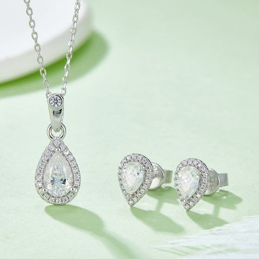 Aretes de Cadena Clavícula en Plata 925 Diseño Corazón Amor - Image 12