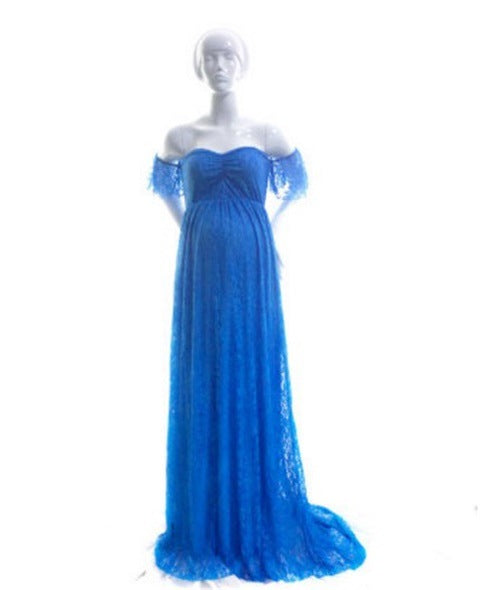 Vestido de Novia Asimétrico con Encaje Coreano para Embarazo - Image 11