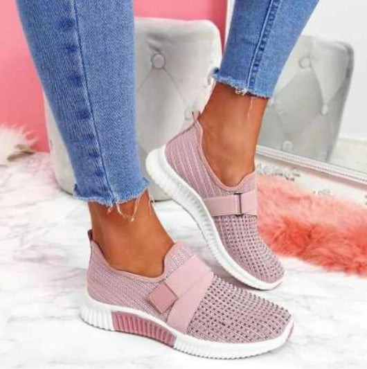 Zapatos Planos Casuales para Mujer con Detalles de Strass - Image 4