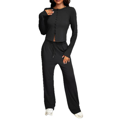 Conjunto Casual Europeo: Chaqueta y Pantalón para Viajes - Image 4