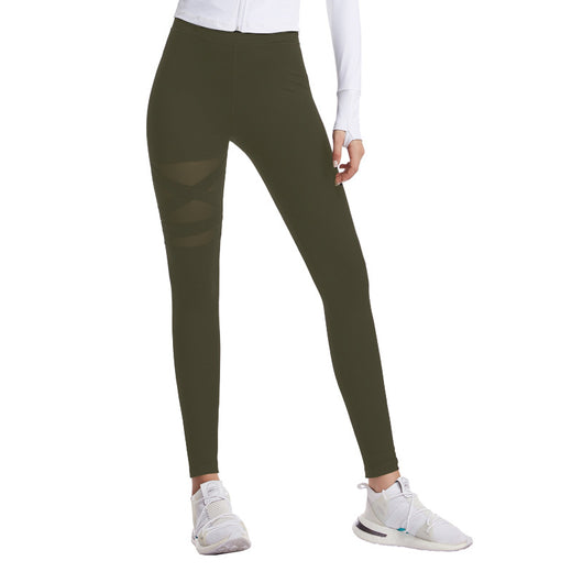 Leggings Deportivos Cintura Alta con Diseño Cruzado para Yoga - Image 5