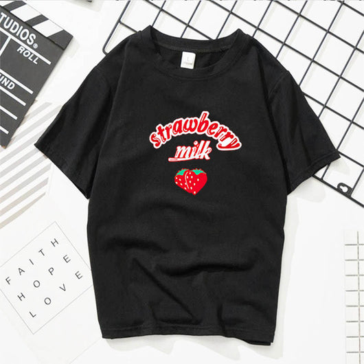 Playera con Estampado de Fresas - Image 12