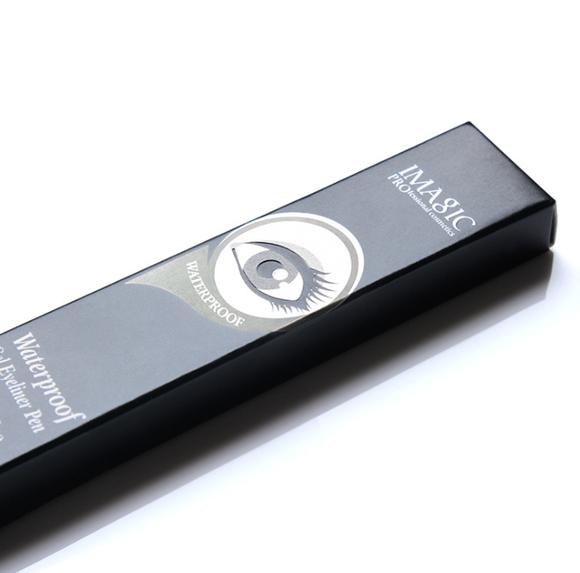 Delineador Líquido Impermeable Negro con Sacapuntas - Kit Completo de Maquillaje