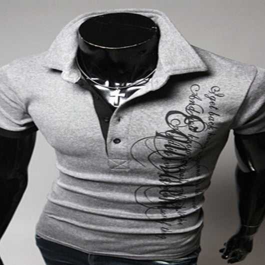 Camisa Casual para Hombre con Estampado de Águila Grande y Cuello Solapa - Image 5