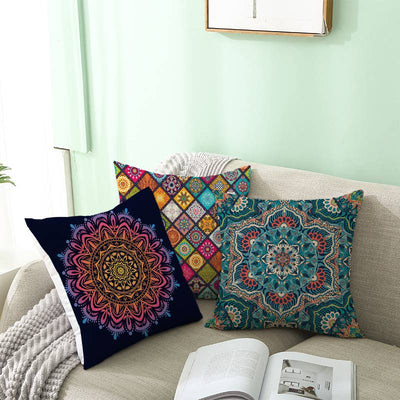 Funda de Almohada para Sofá con Estampado Mandala Ultra Suave - Image 9