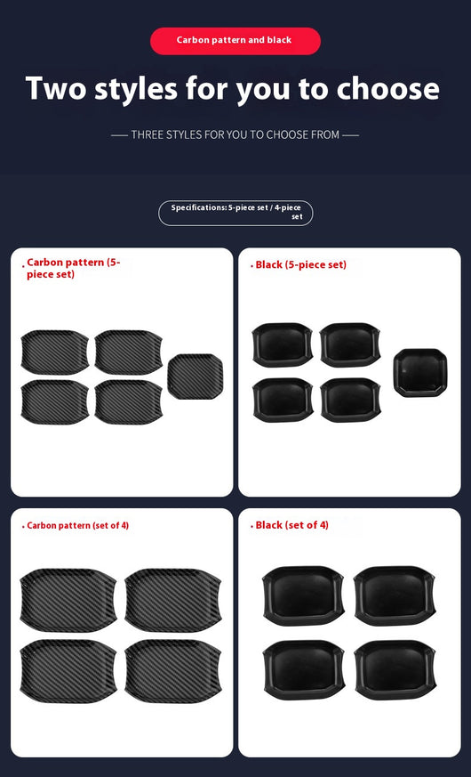 Protector Decorativo para Manijas y Tazones de Puertas de Auto - Image 14