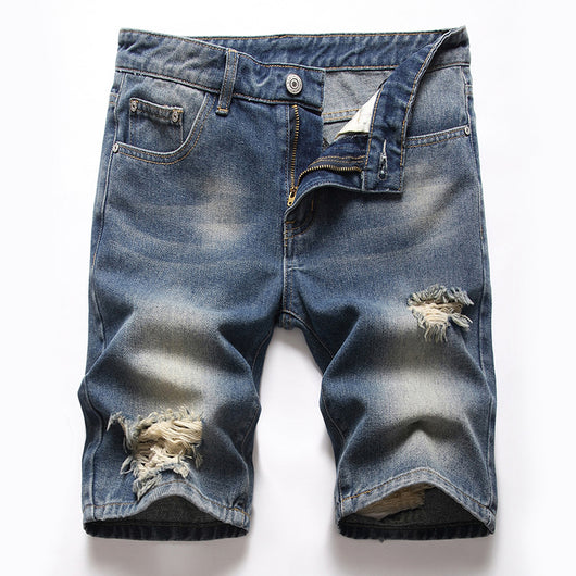 Pantalones Vaqueros Rotos Estilo Retro Europeo y Americano - Image 9