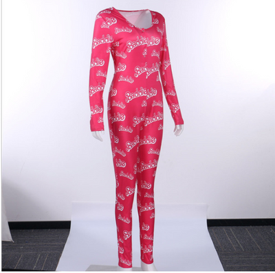 Pijama Largo Ajustado Estampado para Mujer - Image 26