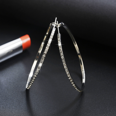 Aretes Coreanos Hueco Personalidad Simple Anillo Elegante - Image 8