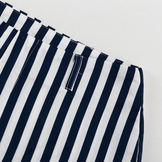 Conjunto de Tres Piezas: Cardigan Rayado, Top Tubo y Pantalón Ancho - Image 22