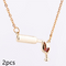 Wine Bottle Cup Pendant Necklace For Women Girls Wine Glass Necklace Love Cheers Chain Necklace Rojo Enamel Heart Necklace Christmas Birthday Jewelry Gifts For Wine Lovers Dorado 2pcs