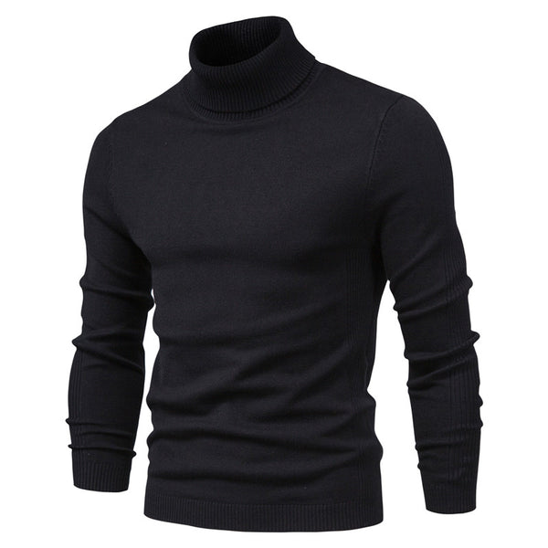 Suéter de Cuello Alto Liso