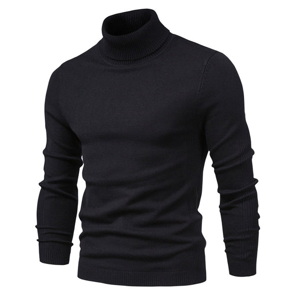 Suéter de Cuello Alto Liso