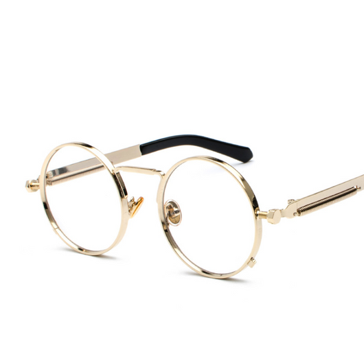 Gafas de Sol Estilo Punk con Patas Metálicas y Lentes Reflectivas - Image 30