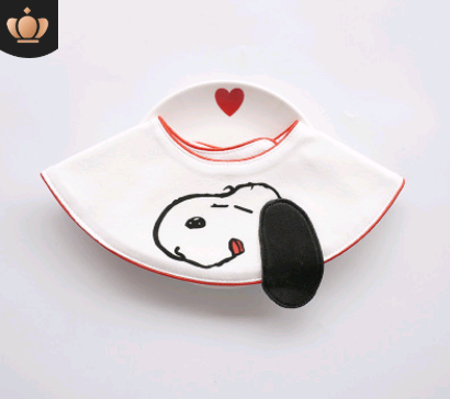 Babero de 360 Grados con Protección de Saliva y Lazo Rojo Desmontable - Image 5