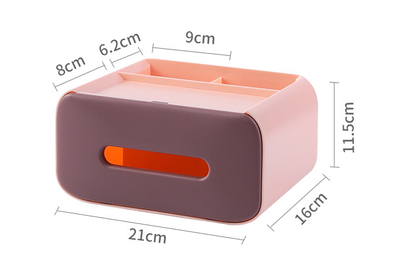 Organizador Multifuncional de Escritorio para Pañuelos, Cosméticos y Maquillaje - Image 11