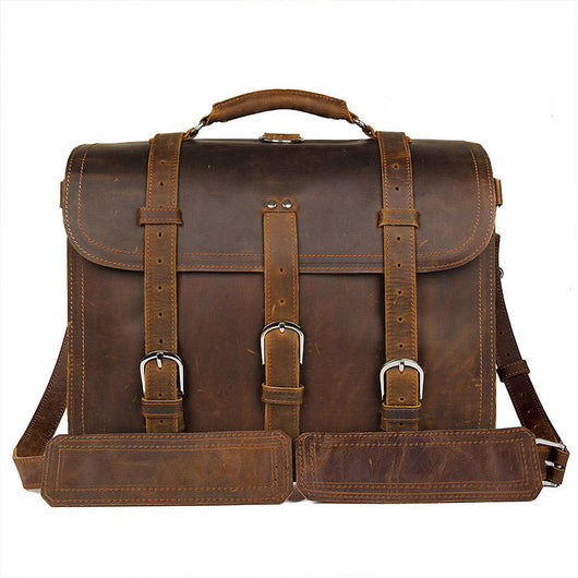 Bolso Tote Cuero Crazy Horse - Image 9
