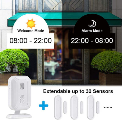 Timbre Inalámbrico con Sensor de Puerta - Alcance 280M