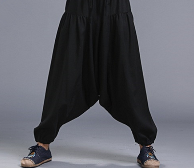 Pantalones Harem Cómodos para Hombre - Estilo Moderno y Relajado - Image 8