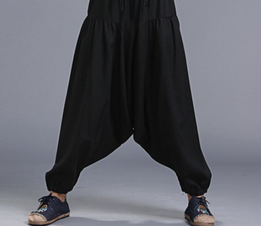 Pantalones Harem Cómodos para Hombre - Estilo Moderno y Relajado - Image 8