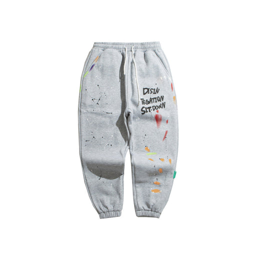 Pantalones Vintage con Estampado Paint Splash - Image 3