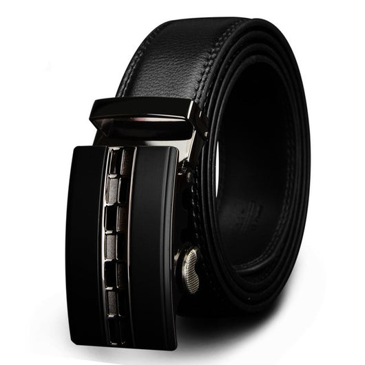 Cinturón de Cuero Doble Capa Estilo Business Casual - Image 12