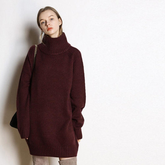 Vestido Suéter Holgado Talla Grande - Comodidad sin Sacrificar Estilo - Image 22
