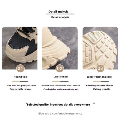 Zapatillas Dad Shoes con Plantilla Elevadora para Mujer - Suela Gruesa Otoño Primavera - Image 9