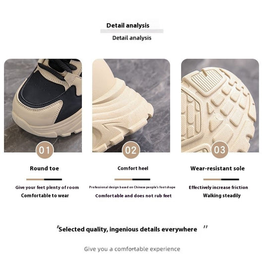 Zapatillas Dad Shoes con Plantilla Elevadora para Mujer - Suela Gruesa Otoño Primavera - Image 9
