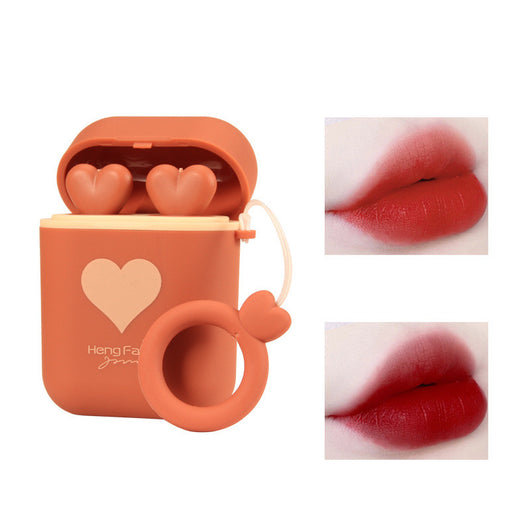Estuche Organizador Doble Tubo para Labiales Mate y Auriculares Portátil - Image 4