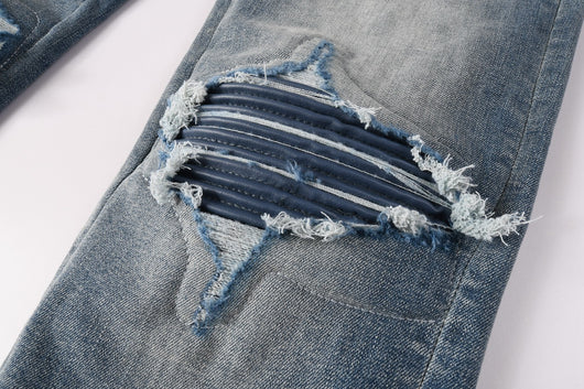 Jeans Slim Fit para Hombre con Detalles Rotos - Image 15