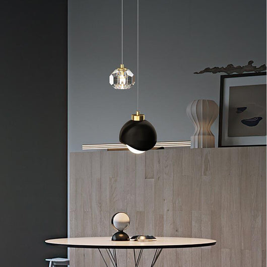 Lámpara Colgante de Cristal Dorado Lujo - Diseño Creativo para Dormitorio - Image 9