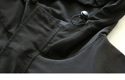 Chaqueta Hoodie Coreana con Bloques de Color - Estilo Moderno para Estudiantes - Image 2