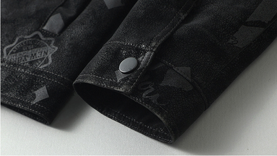 Chaqueta de Cuero para Hombre Primavera Otoño Diseño Clásico - Image 7