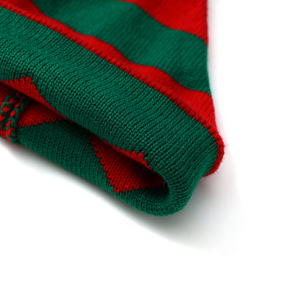 Gorro Navideño Infantil de Lana Tejida a Rayas - Image 6