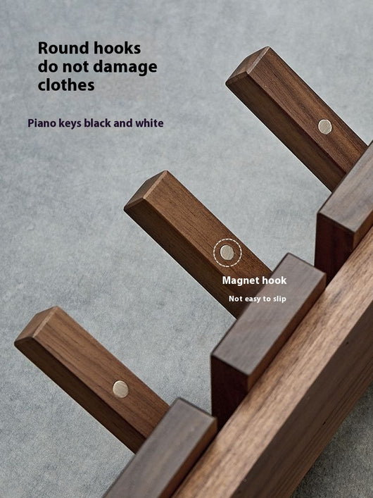 Perchero de Madera Maciza sin Taladro para Pared - Gancho Minimalista para Hogar - Image 21