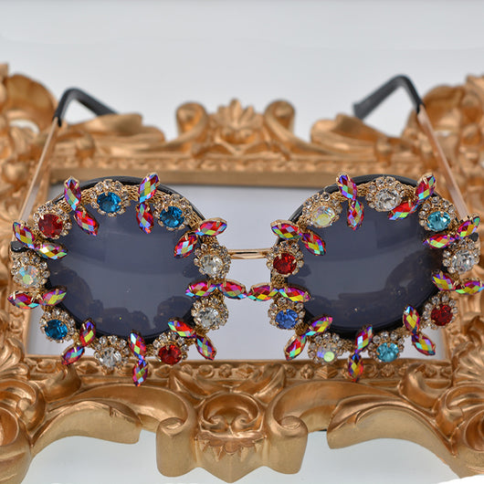 Gafas de Sol Estéreo con Girasoles de Rhinestones para Mujer - Image 9