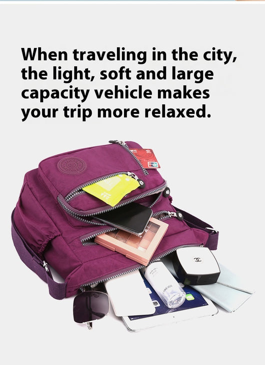Bolsa Mensajero de Hombro Grande con Capacidad Expandible para Viajes - Image 15