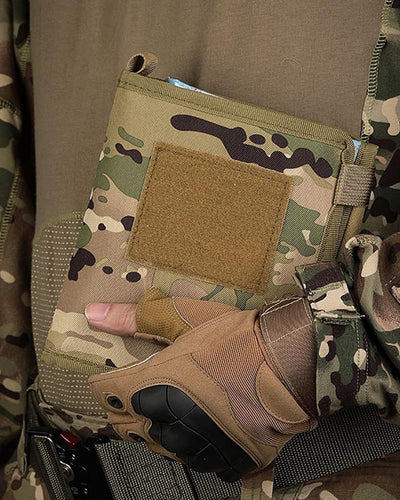 Estuche Táctico Impermeable con Bolsillo para Mapas - Camuflaje Oxford - Image 15