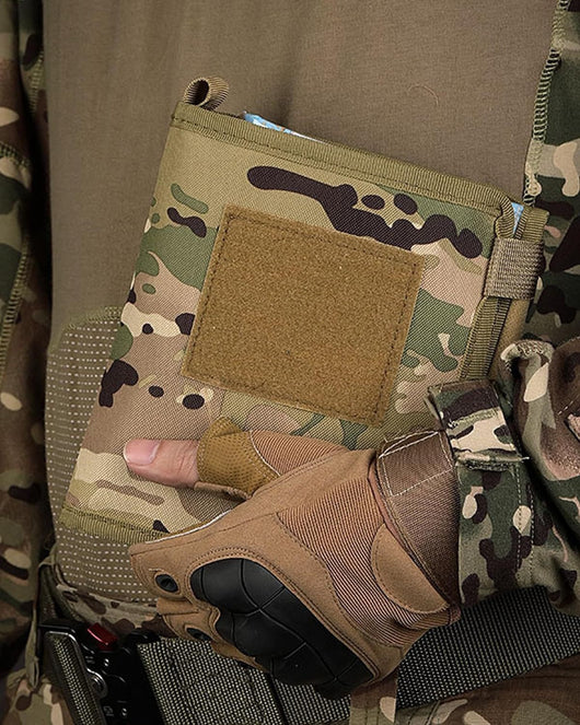 Estuche Táctico Impermeable con Bolsillo para Mapas - Camuflaje Oxford - Image 15