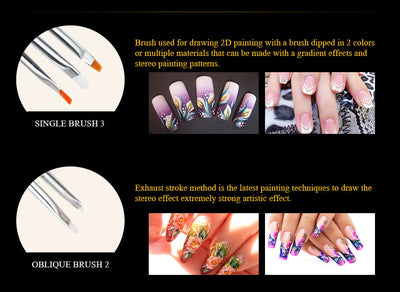 Set de 20 Brochas de Maquillaje Profesional con Acabado Diamante - Image 13