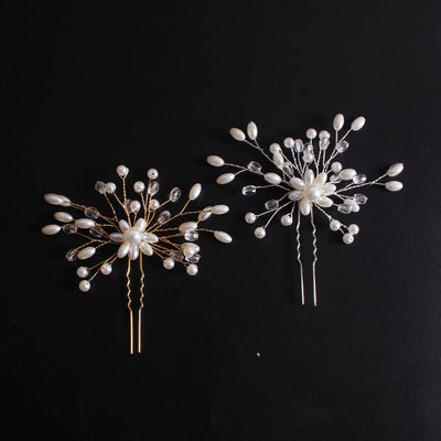 Peineta Nupcial de Cristal y Perlas Coreanas - Accesorio Artesanal para Novia - Image 18