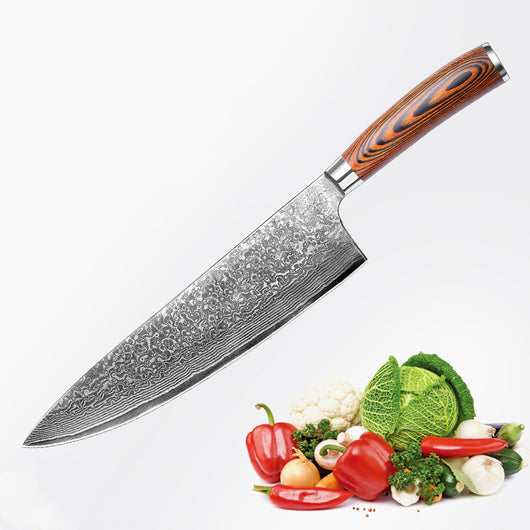 Cuchillo de Chef Damasco de 8 Pulgadas VG - Image 2