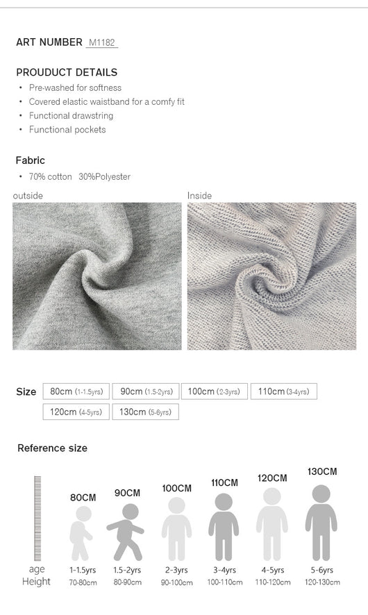 Pantalones de chándal casual para bebé - Image 5