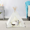 Carpa Desmontable para Mascotas con Tela de Algodón Lavable
