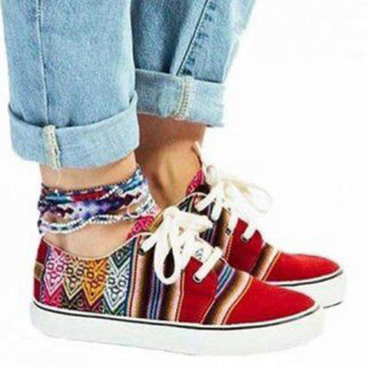 Zapatillas Deportivas de Pareja Estilo Étnico