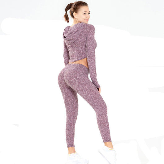 Conjunto Deportivo Ajustado de Punto para Fitness - Image 4