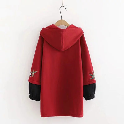 Sudadera con Capucha de Terciopelo y Bordado de Panda - Image 4